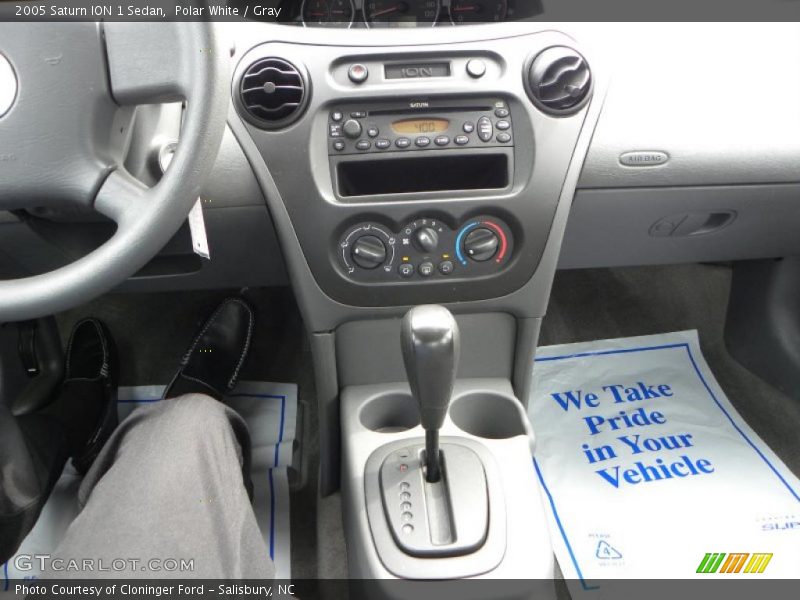 Polar White / Gray 2005 Saturn ION 1 Sedan
