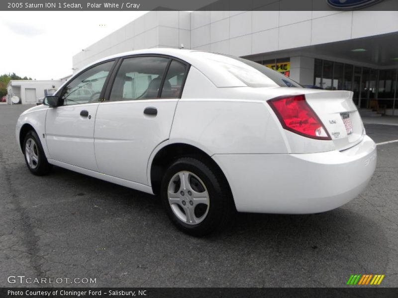 Polar White / Gray 2005 Saturn ION 1 Sedan