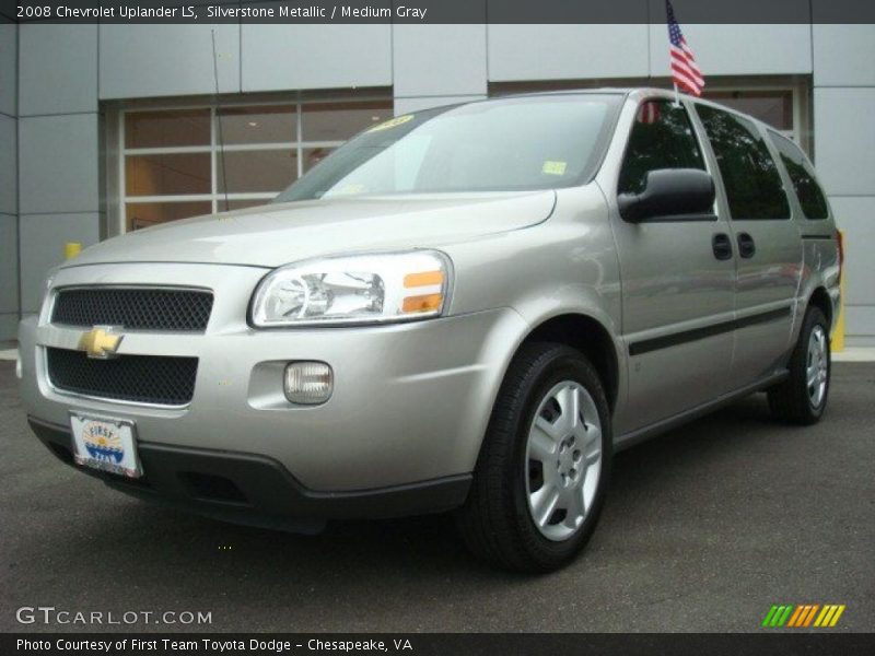 Silverstone Metallic / Medium Gray 2008 Chevrolet Uplander LS