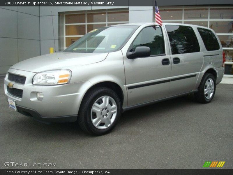 Silverstone Metallic / Medium Gray 2008 Chevrolet Uplander LS