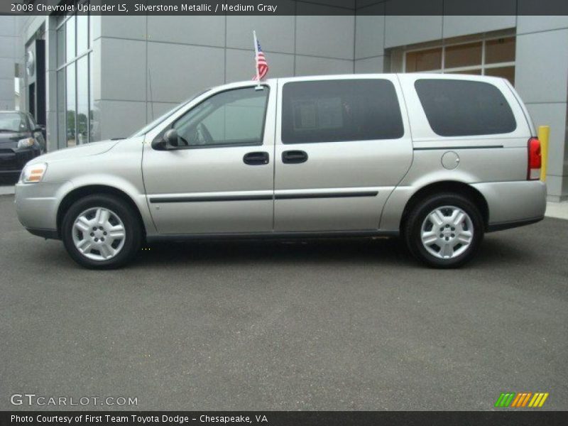 Silverstone Metallic / Medium Gray 2008 Chevrolet Uplander LS