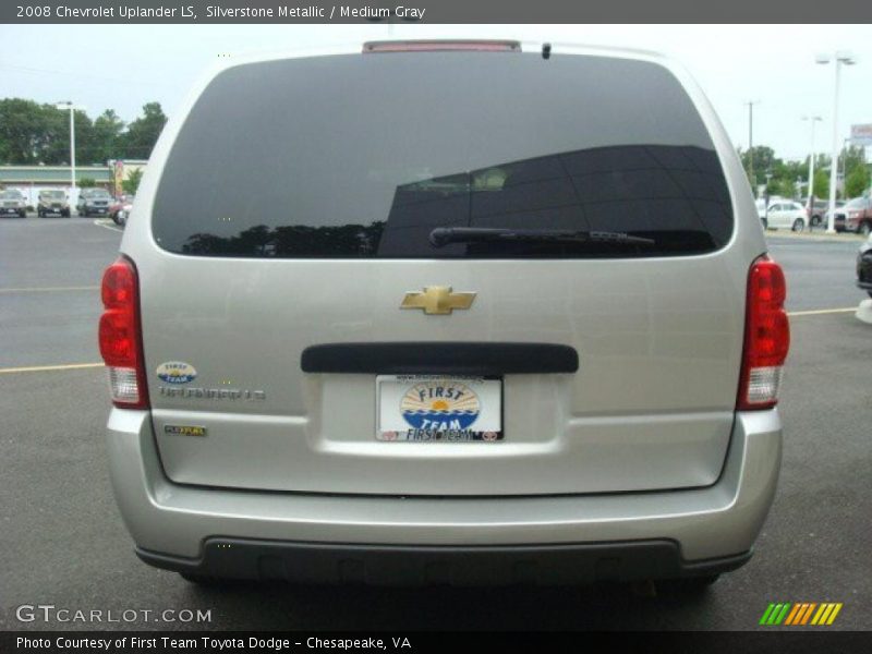 Silverstone Metallic / Medium Gray 2008 Chevrolet Uplander LS