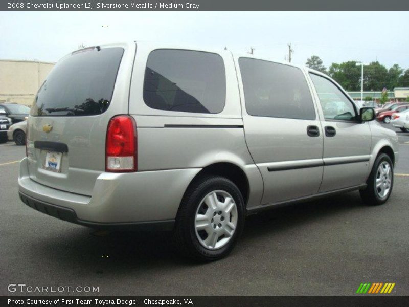 Silverstone Metallic / Medium Gray 2008 Chevrolet Uplander LS
