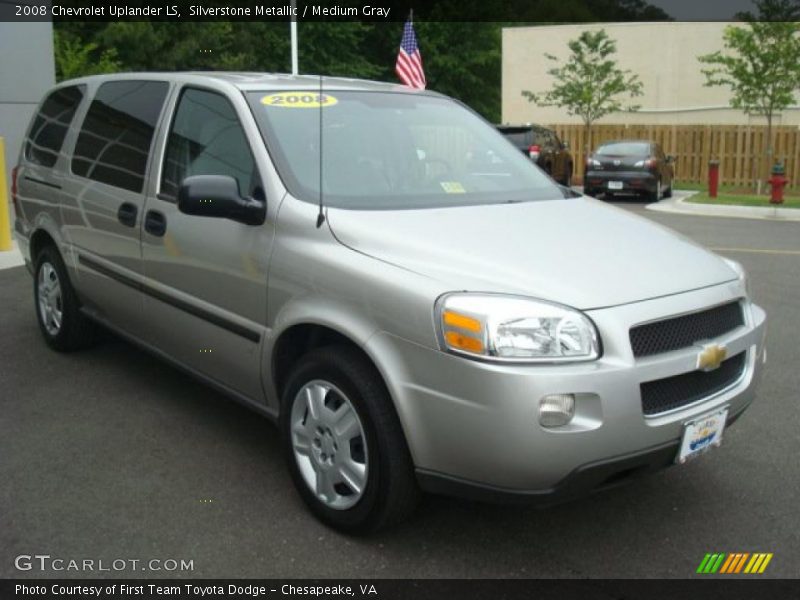 Silverstone Metallic / Medium Gray 2008 Chevrolet Uplander LS