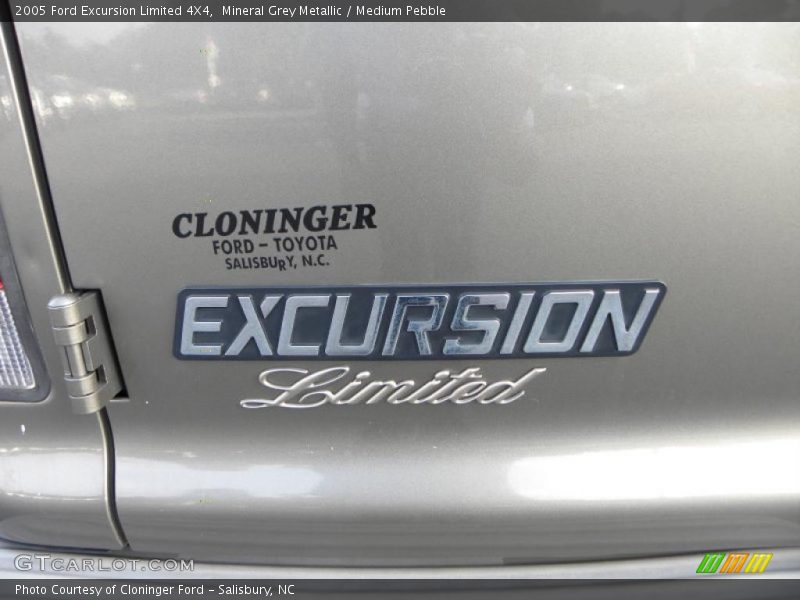 Mineral Grey Metallic / Medium Pebble 2005 Ford Excursion Limited 4X4