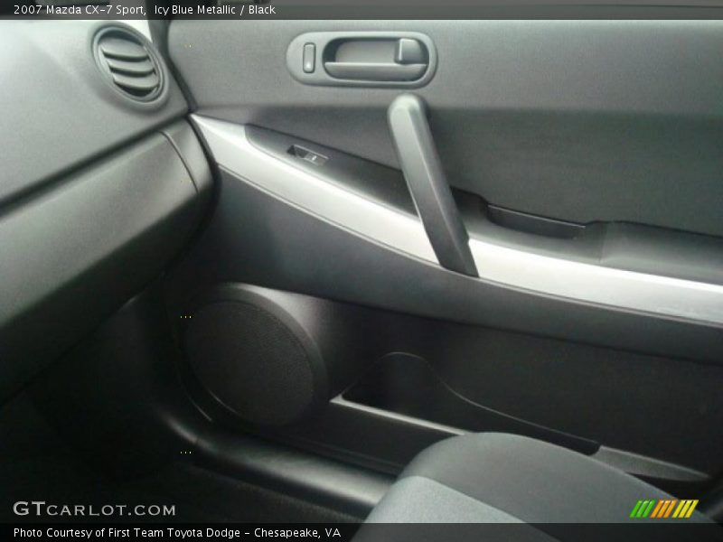 Icy Blue Metallic / Black 2007 Mazda CX-7 Sport