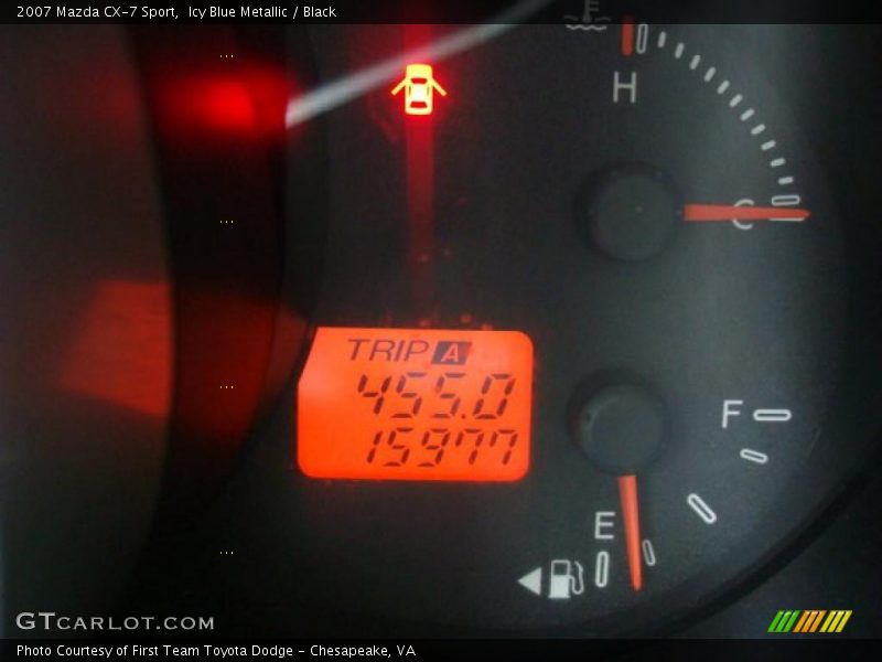 Icy Blue Metallic / Black 2007 Mazda CX-7 Sport