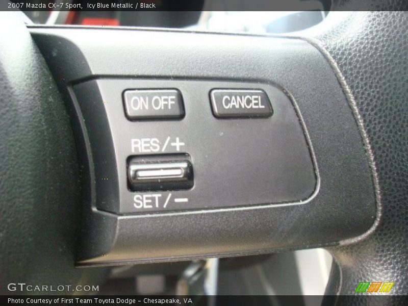 Icy Blue Metallic / Black 2007 Mazda CX-7 Sport