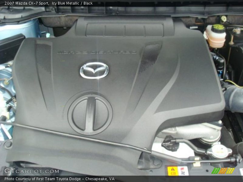 Icy Blue Metallic / Black 2007 Mazda CX-7 Sport