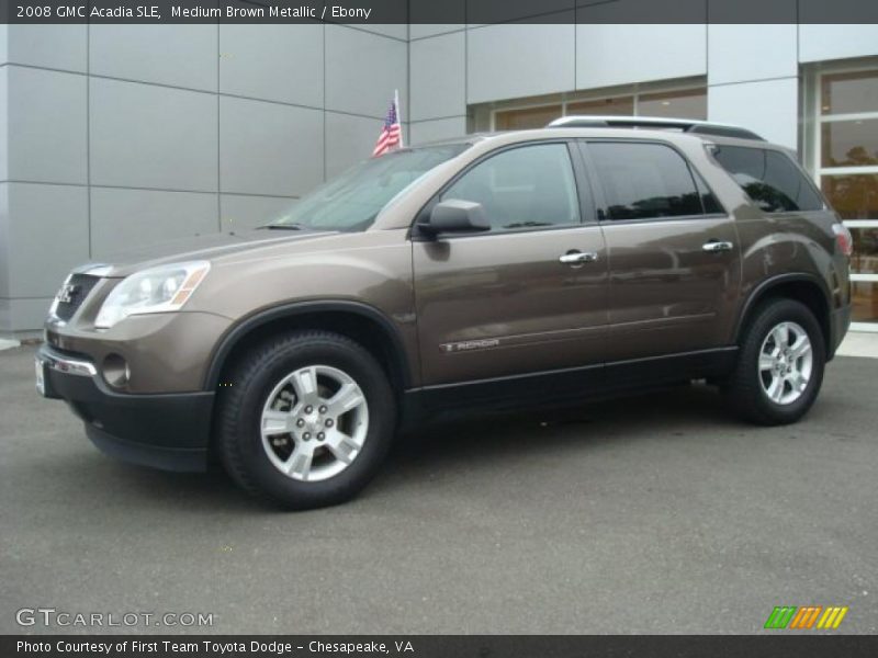 Medium Brown Metallic / Ebony 2008 GMC Acadia SLE