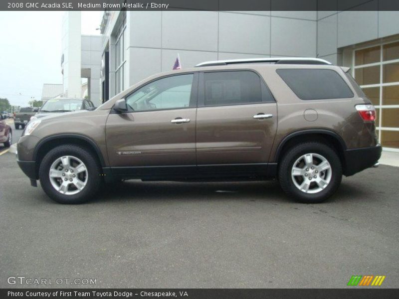 Medium Brown Metallic / Ebony 2008 GMC Acadia SLE