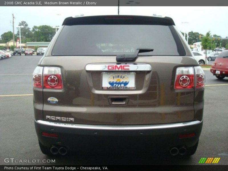 Medium Brown Metallic / Ebony 2008 GMC Acadia SLE