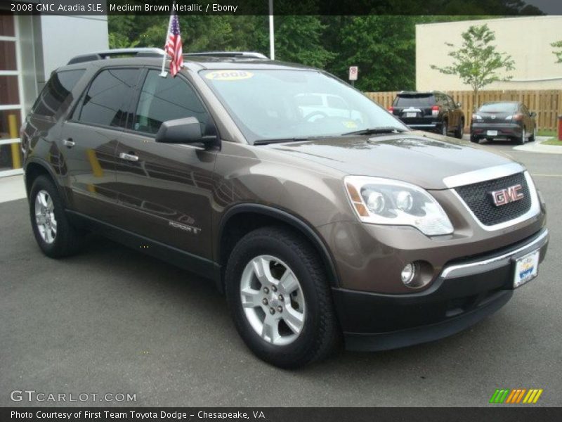 Medium Brown Metallic / Ebony 2008 GMC Acadia SLE