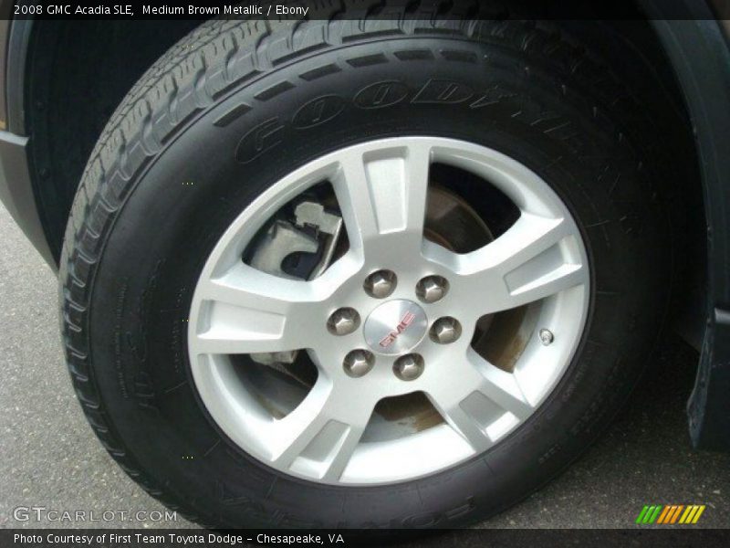 Medium Brown Metallic / Ebony 2008 GMC Acadia SLE