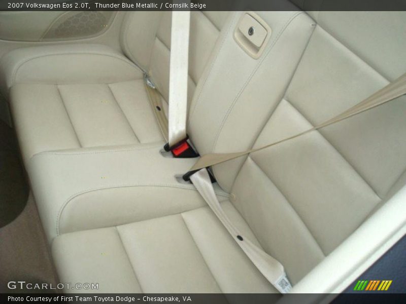 Thunder Blue Metallic / Cornsilk Beige 2007 Volkswagen Eos 2.0T