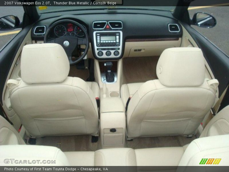 Thunder Blue Metallic / Cornsilk Beige 2007 Volkswagen Eos 2.0T