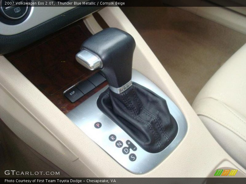 Thunder Blue Metallic / Cornsilk Beige 2007 Volkswagen Eos 2.0T
