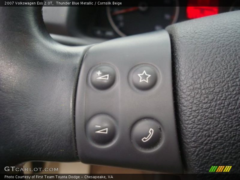 Thunder Blue Metallic / Cornsilk Beige 2007 Volkswagen Eos 2.0T