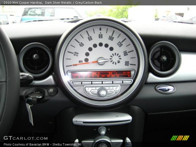 Dark Silver Metallic / Grey/Carbon Black 2010 Mini Cooper Hardtop