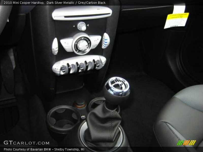 Dark Silver Metallic / Grey/Carbon Black 2010 Mini Cooper Hardtop