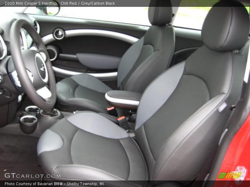 Chili Red / Grey/Carbon Black 2010 Mini Cooper S Hardtop