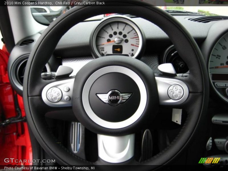 Chili Red / Grey/Carbon Black 2010 Mini Cooper S Hardtop