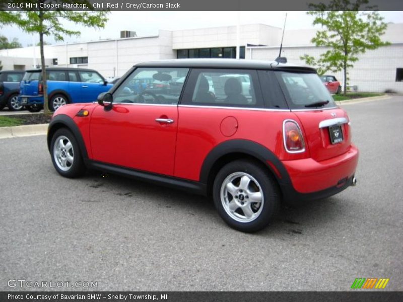 Chili Red / Grey/Carbon Black 2010 Mini Cooper Hardtop