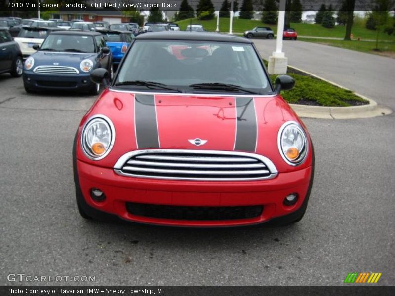 Chili Red / Grey/Carbon Black 2010 Mini Cooper Hardtop