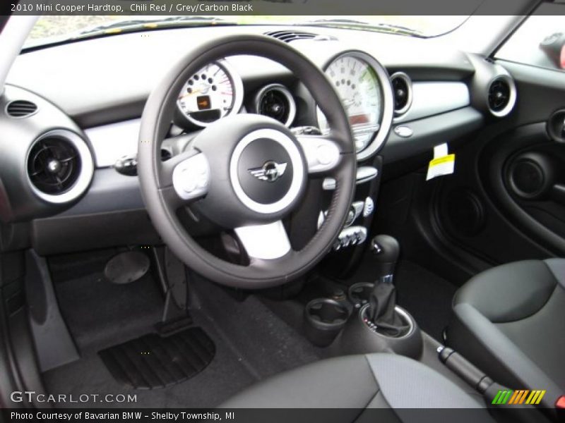 Chili Red / Grey/Carbon Black 2010 Mini Cooper Hardtop