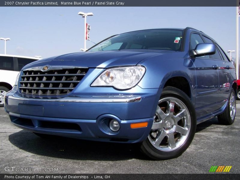 Marine Blue Pearl / Pastel Slate Gray 2007 Chrysler Pacifica Limited