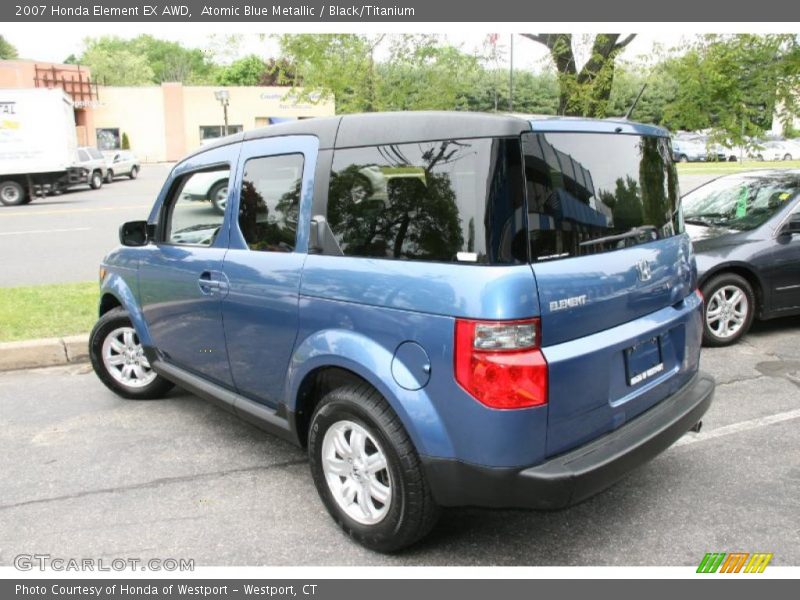 Atomic Blue Metallic / Black/Titanium 2007 Honda Element EX AWD