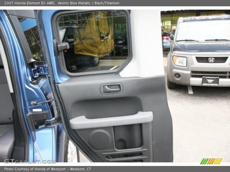 Atomic Blue Metallic / Black/Titanium 2007 Honda Element EX AWD