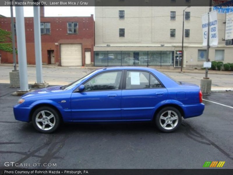 Laser Blue Mica / Gray 2003 Mazda Protege DX