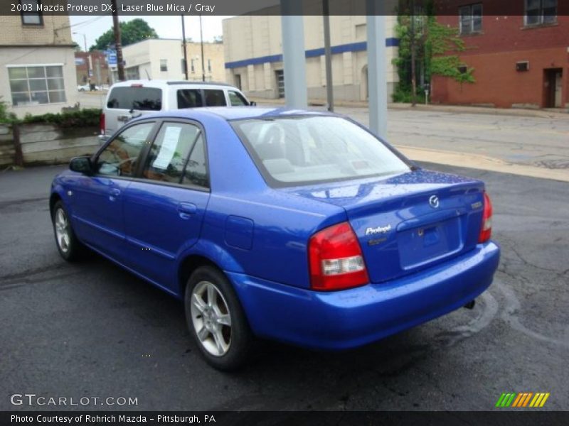 Laser Blue Mica / Gray 2003 Mazda Protege DX