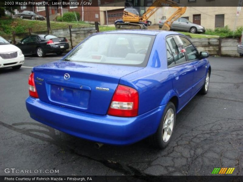 Laser Blue Mica / Gray 2003 Mazda Protege DX