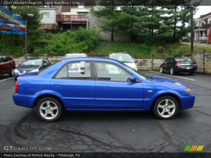 Laser Blue Mica / Gray 2003 Mazda Protege DX
