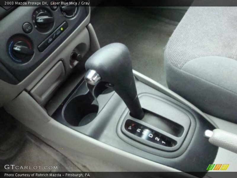 Laser Blue Mica / Gray 2003 Mazda Protege DX