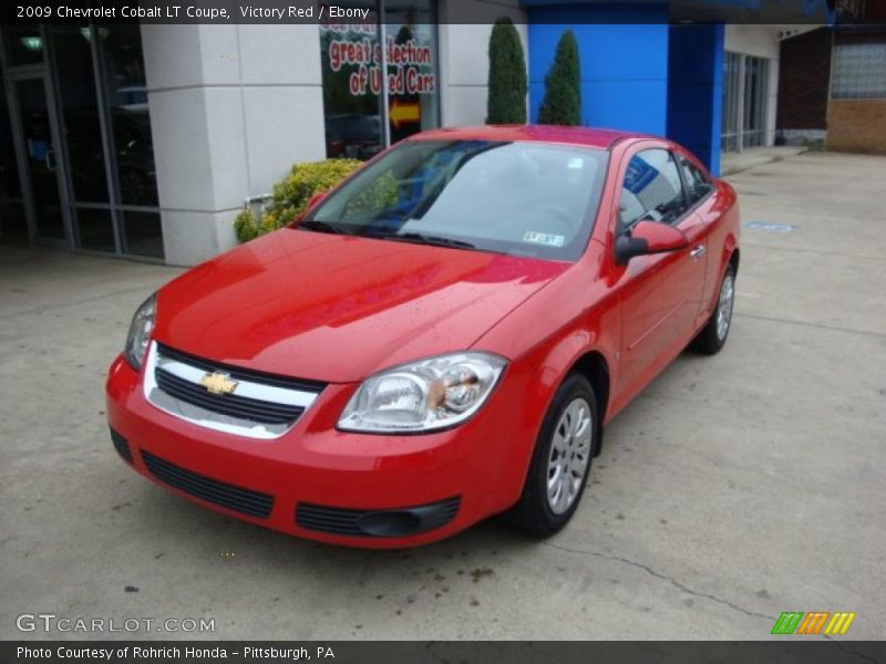 Victory Red / Ebony 2009 Chevrolet Cobalt LT Coupe