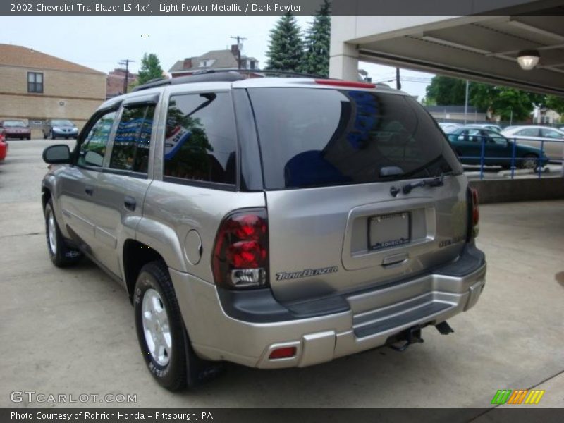 Light Pewter Metallic / Dark Pewter 2002 Chevrolet TrailBlazer LS 4x4