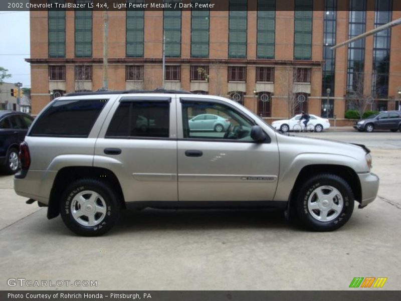 Light Pewter Metallic / Dark Pewter 2002 Chevrolet TrailBlazer LS 4x4