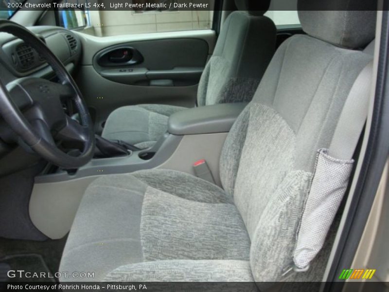 Light Pewter Metallic / Dark Pewter 2002 Chevrolet TrailBlazer LS 4x4