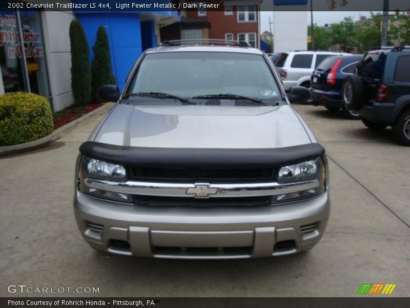 Light Pewter Metallic / Dark Pewter 2002 Chevrolet TrailBlazer LS 4x4