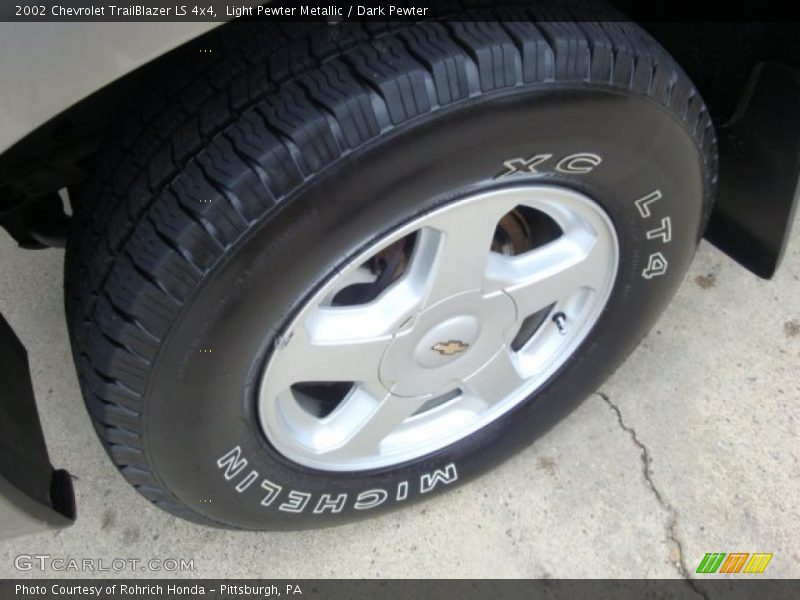 Light Pewter Metallic / Dark Pewter 2002 Chevrolet TrailBlazer LS 4x4
