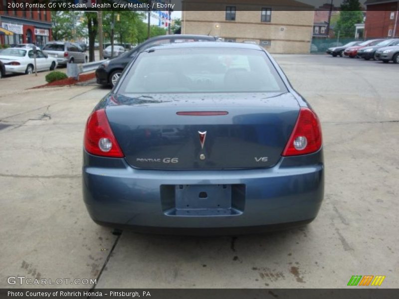 Stealth Gray Metallic / Ebony 2006 Pontiac G6 V6 Sedan