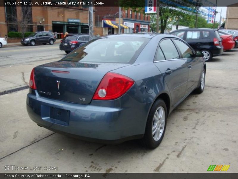 Stealth Gray Metallic / Ebony 2006 Pontiac G6 V6 Sedan