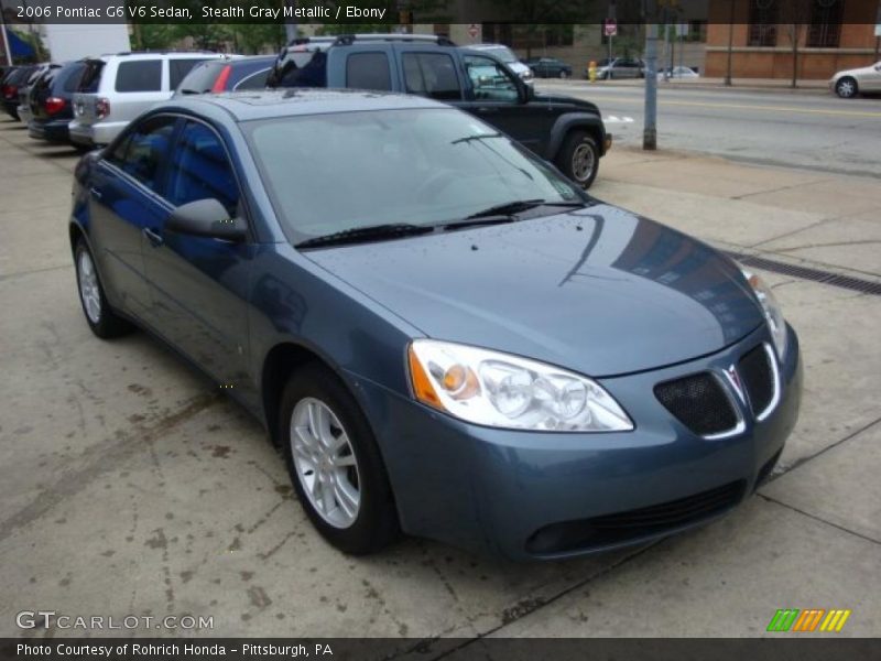 Stealth Gray Metallic / Ebony 2006 Pontiac G6 V6 Sedan
