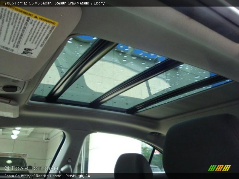Stealth Gray Metallic / Ebony 2006 Pontiac G6 V6 Sedan
