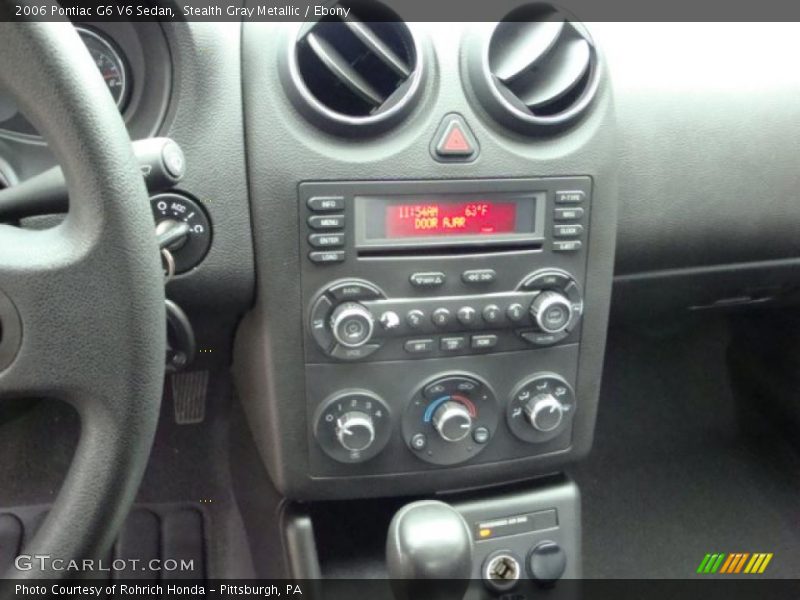 Stealth Gray Metallic / Ebony 2006 Pontiac G6 V6 Sedan