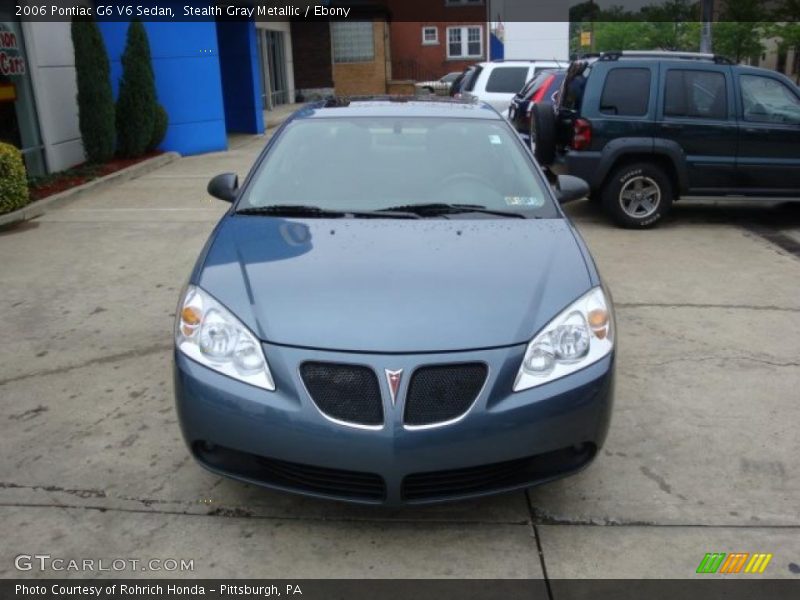 Stealth Gray Metallic / Ebony 2006 Pontiac G6 V6 Sedan