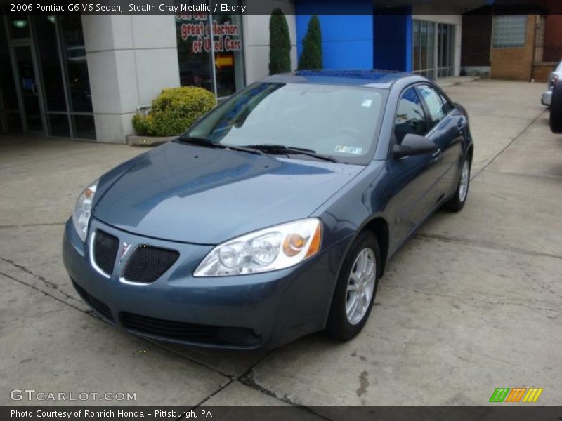 Stealth Gray Metallic / Ebony 2006 Pontiac G6 V6 Sedan